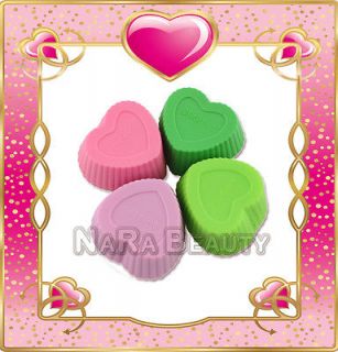 heart shape cup silicone cake muffin baking mould 6pcs from