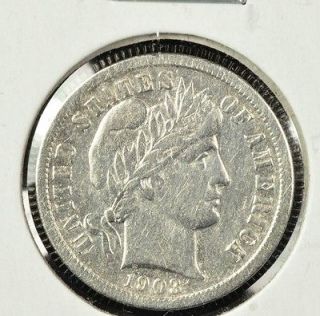 1903 s liberty head barber 10c dime xf details one