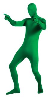 FULL BODY GREEN 2ND SKIN SUIT SPANDEX CATSUIT ADULT ZENTAI STRETCH 