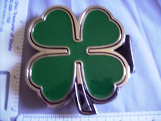   Leaf Clover Belt Buckle New NWT St Patricks Day Leprechaun Lucky