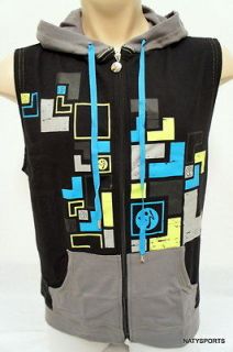 zumba men s puzzler sleeveless hoodie zumbawear top more options size 
