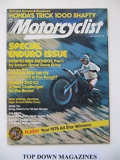   Magazine May 1975 Special Enduro Issue/High School Section
