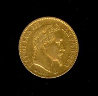 1866 bb gold france 10 francs strasbourg mint time left