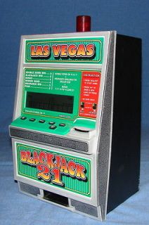 toy black jack slot machine bank  50