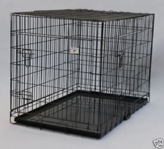 new suitcase folding dog cage pet crate cat kennel all
