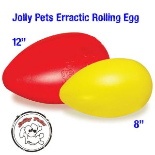   PETS Erractic Rolling Egg Dog Toy  Large JOLLY EGG   12 Plastic Egg