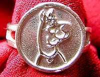 WOW New Scooby Doo ring Real Sterling Silver 925 Puppy Dog jewelry 