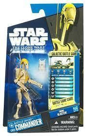 Star Wars Clone Wars CW22 Battle Droid Commander Action Figure