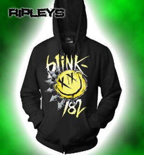 Official BLINK 182 Hoody Hoodie Logo BIG SMILE Smiley All Sizes