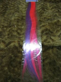 new pink and purple striped hair extension insert striped 17 