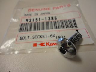 NOS KAWASAKI BOLT SOCKET 6X16 VN1500 VULCAN 1999 2000 92151 1385 SS 