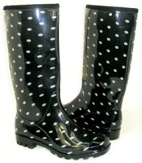 SO CUTE Flat GALOSHES WELLIES RUBBER RAIN Boot Riding Hunter Style 