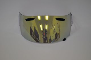 new gold iridium visor shield for arai rr4 rx7 astral x  40 