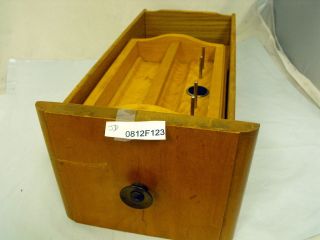 VTG Sewing Machine Cabinet Drawer with Spool Tray 9 1/2 x 7 1/2 x 16