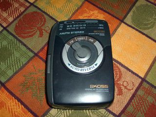 Vintage KOSS AM/FM Cassette Player 