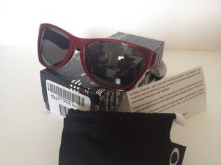 NEW Oakley Jupiter LX Sunglasses MPH Brick Red w/Grey 30 770 In Box w 