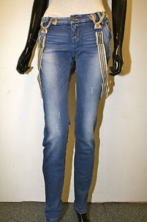 New FRAYED LITTLE PRE RIPS STRAIGHT LEG DETACHABLE STRIPE JEANS WITH 