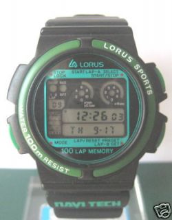 Newly listed VINTAGE LORUS DIGITAL NAVY TECH BY SEIKO SPORTS WATCH