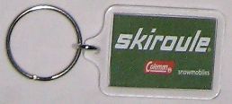 skiroule vintage snowmobile repro keychain fob ring from canada time