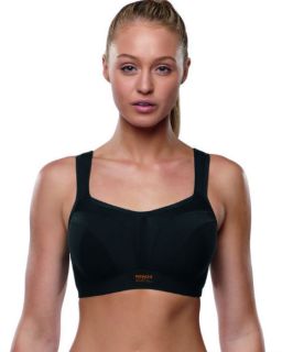 The New Ultimate Panache Sports Bra Underwired Moulded 5021 Black 