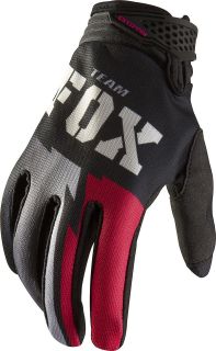 Fox Racing Womens Ladies Girls Dirtpaw Gloves Black / Pink Motocross 