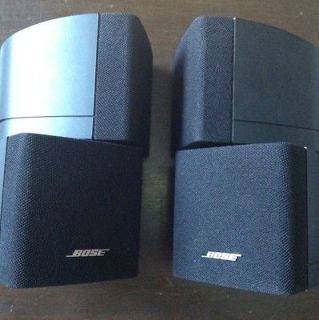 UNUSED Bose double cube speaker BLACK Lifestyle 28 38 Acoustimass 