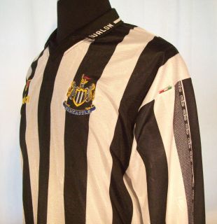 NEWCASTLE MAGPIES Football Soccer JERSEY L Long Sleeve by WALON