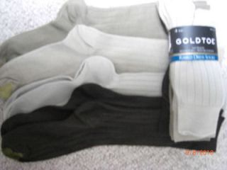 GOLDTOE mens dress socks. 4 pair. Brn/Khaki/tan/beige 10 13.