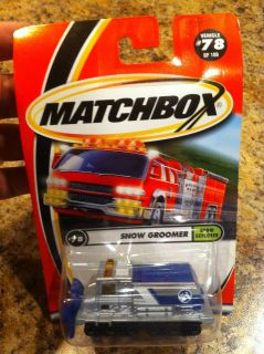 Matchbox Car #78 Snow Explorer Groomer #96373 NIB 2000