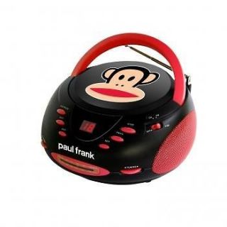   PAUL FRANK PORTABLE BOOMBOX CD PLAYER*with AM/FM STEREO RADIO&AUX JACK