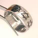 star of david solomon jews jewish pewter ring silver more