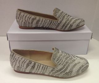 Steve Madden Conncord loafer style pewter multi flat shoes NEW IN BOX