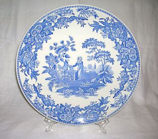 Spode Blue Room Collection Girl At Well Large Round Serving Platter 
