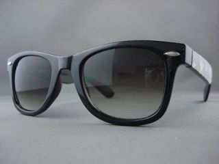 Vintage Military Camo Wayfarer Black Sunglasses for Men or Women 1126D