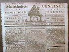 1787 Boston newspaper SHAYS REBELLION end MASSACHUSETTS