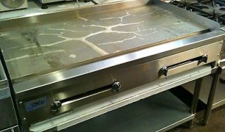 NEW 48 Gas Griddle 4 Manual Burner Flat Grill NSF Stratus Commercial 