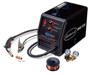 new eastwood mig welder 110vac 135 amp output welding time