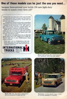1963 International Harvester 1500 Truck Pickup & Travelall Original 