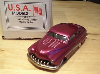   USA 9 1949 Mercury Custom Metallic Rasberry Motor City Design Studio