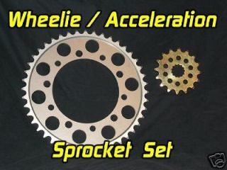 gsxr1000 wheelie stunt sprocket front rear gsxr 1000 one day shipping 