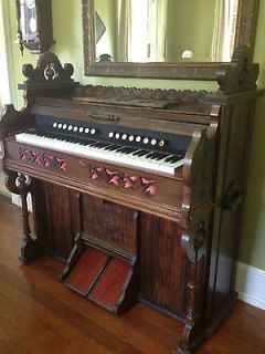 Early 1900s Antique Reed Pump Organ Cornish Co, Great condition