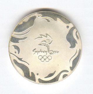 2000 SYDNEY SUMMER OLYMPICS ATHELETES PARTICIPATION MEDAL IN PLASTIC 