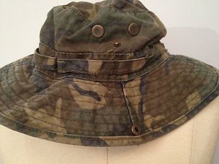 Rain Hat Hiking Fishing Sun Bio Domes Head Gear Size S/M Army Green 