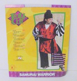 samurai warrior costume adult plus size 46 52 17306