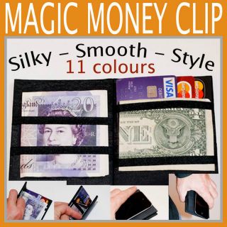 NEW MAGIC MONEY CLIP wallet SUPER Slim as iPhone. 2 styles   11 