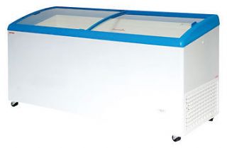 excellence rio s 175 sliding curved lid ice cream freezer