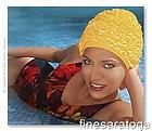 vintage swim cap in Clothing, 
