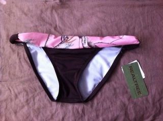 40 value real tree pink brown camo m swimsuit bottoms