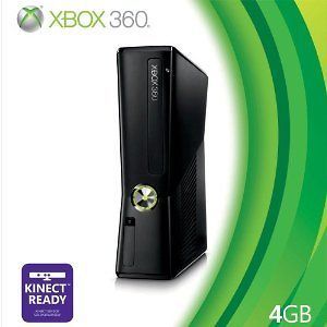 newly listed 4gb microsoft xbox 360 slim video game system