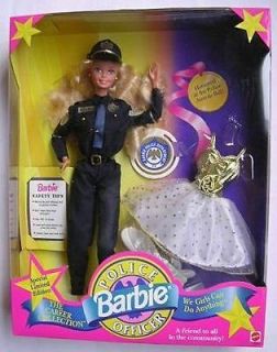 Rare POLICE Barbie Career Collection ~We Girls Can Do Anything~ Doll 